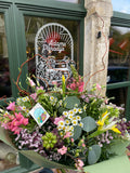 Wild boeket met veldbloemen